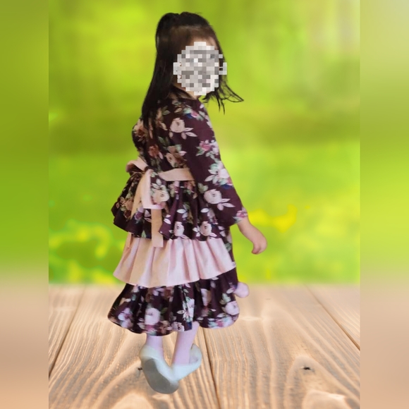 GIRLS (Three Tiered In The Back) Dress Order Before Purchasing Please - Picture 4 of 6